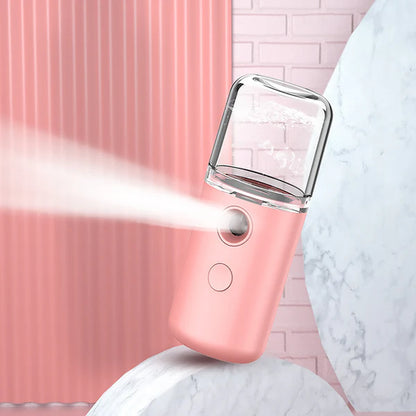 Nano Face Mist Sprayer – Portable Hydration & Glow Tool