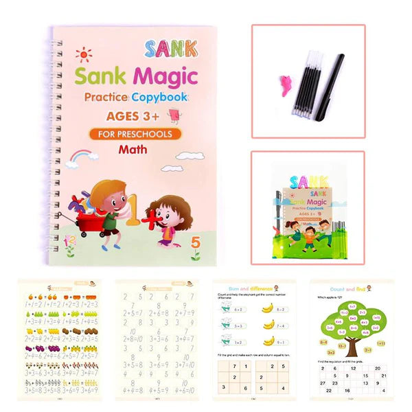 Sank Magic Practice Copybook for Kids (4 Books)