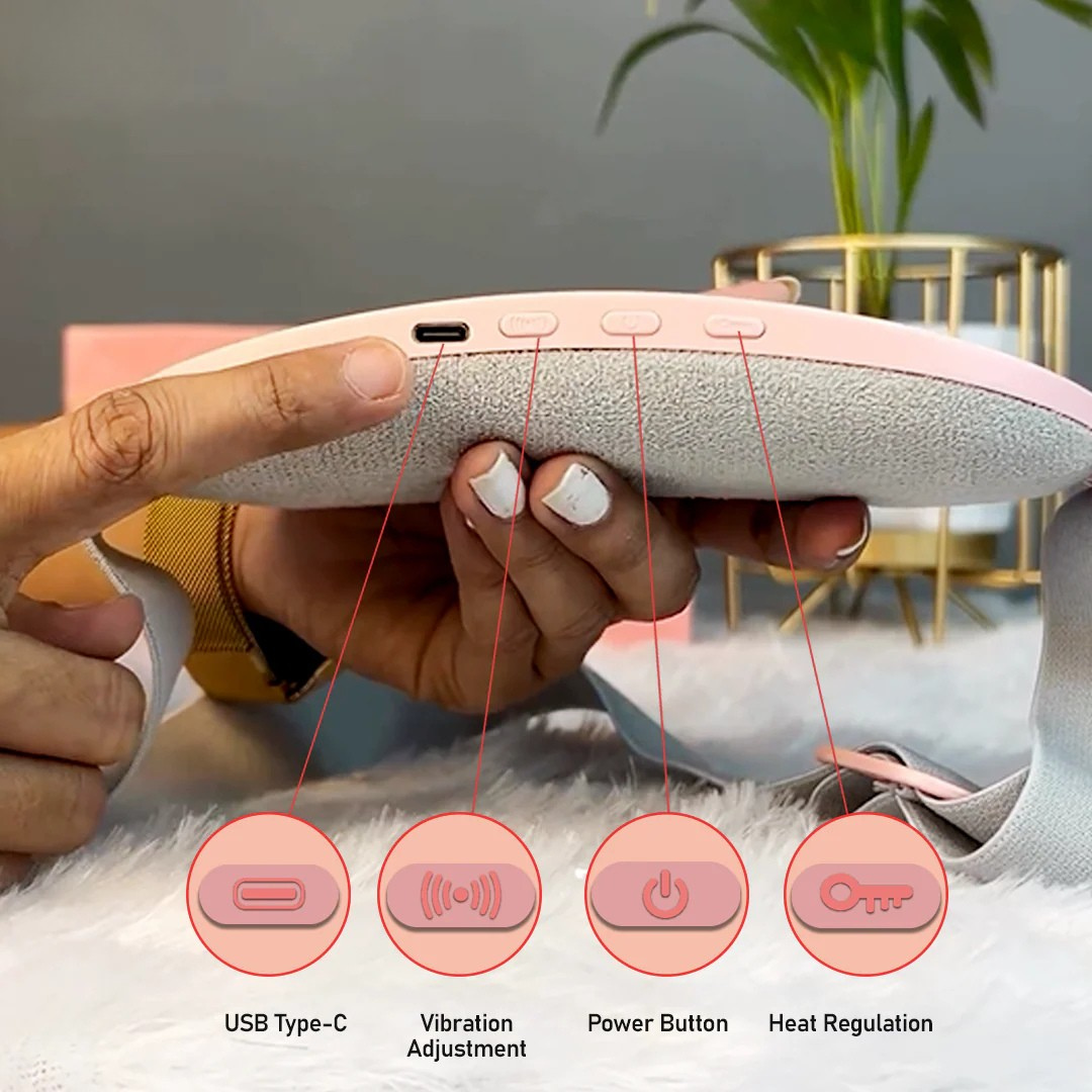 Dynamic Heat & Massage Therapy for Period Cramps