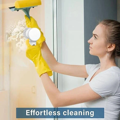 5-in-1 Spin Brush | For Tiles, Corners & More | Daily Cleaning