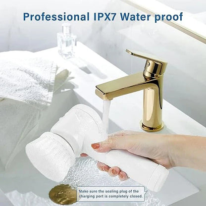 5-in-1 Spin Brush | For Tiles, Corners & More | Daily Cleaning