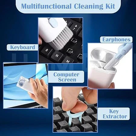 Cleaning Kit | 7-in-1 Multifunctional Tools | For Keyboards, Gadgets & More