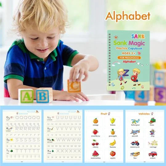 Sank Magic Practice Copybook for Kids (4 Books)