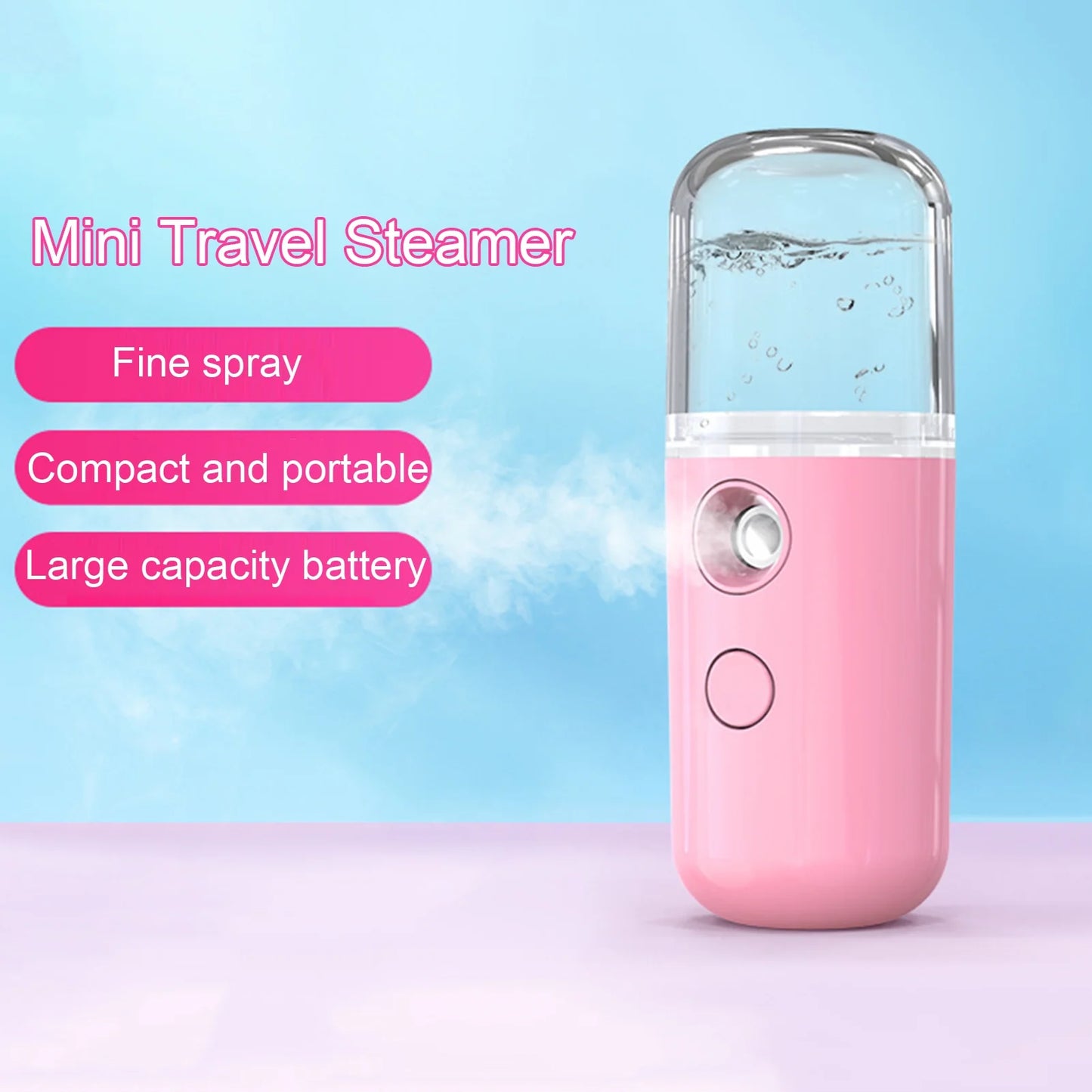 Nano Face Mist Sprayer – Portable Hydration & Glow Tool
