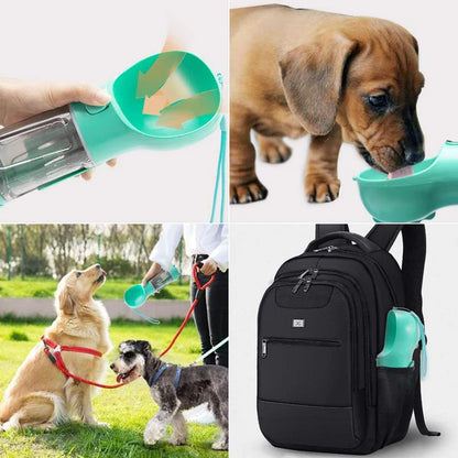 Pet Water Bottle Feeder Bowl Garbage Bag Storage
